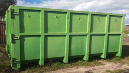 Kontejnerové vany mají obsah 6 m3- 20 m3 a nosnost až 13 tun