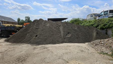 materiál po vytřídění